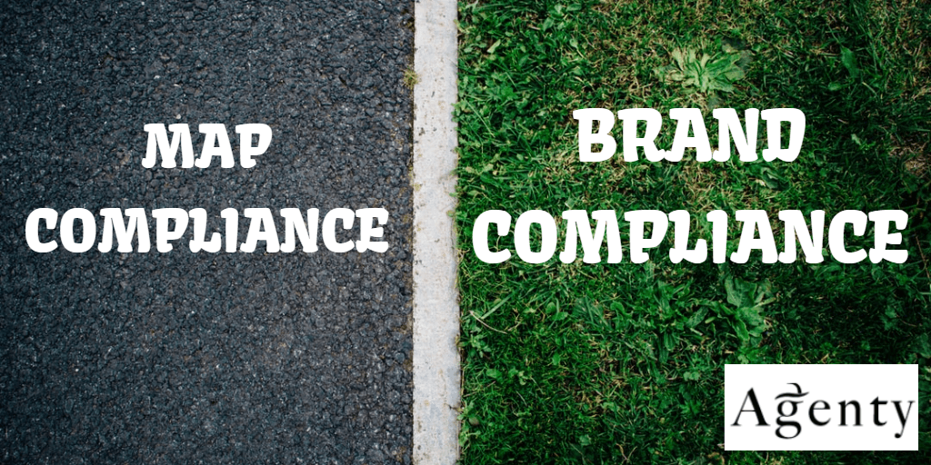 What is the difference between Brand compliance and MAP compliance?