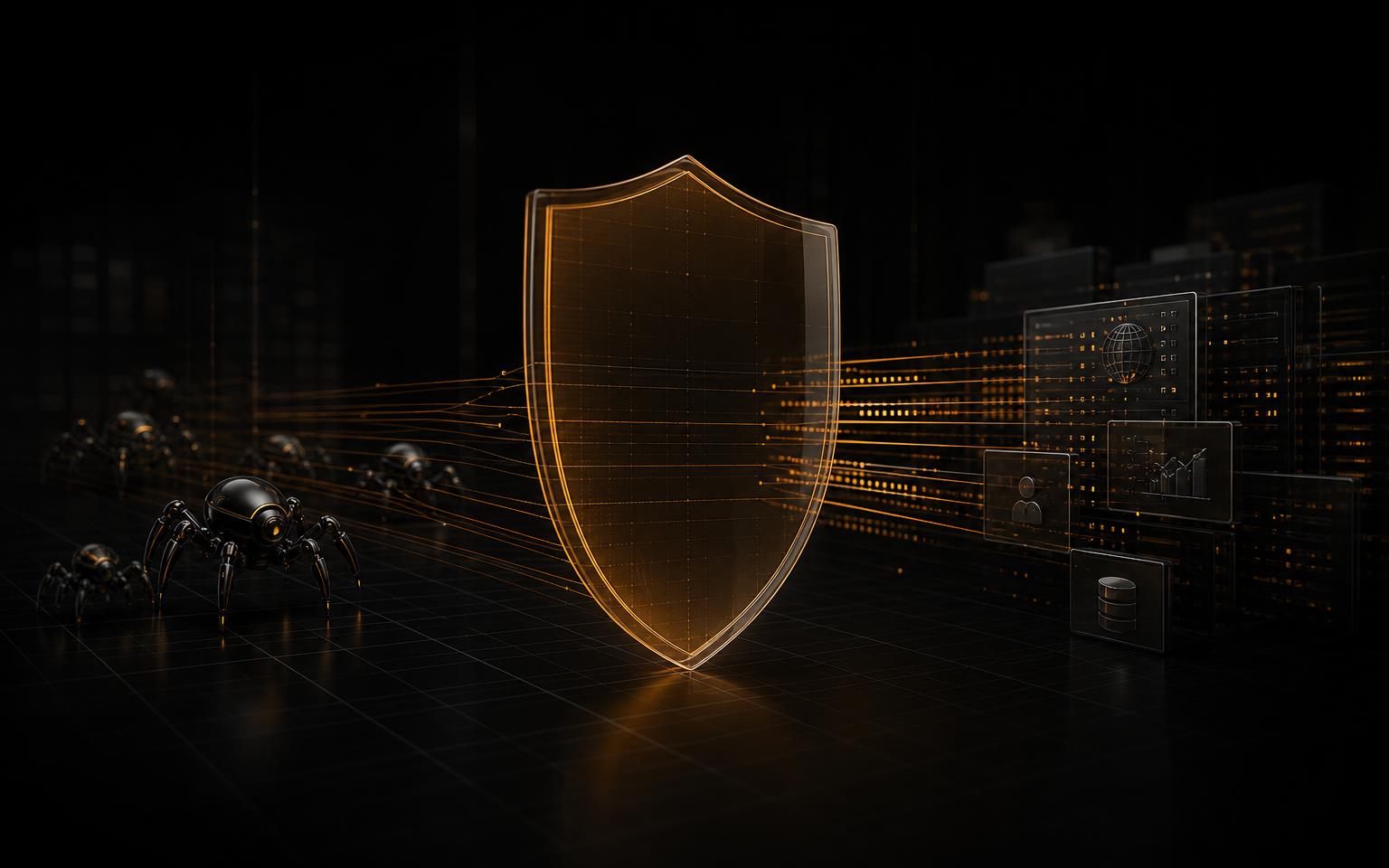 Protective shield guarding automated web scraping agents and data pipelines