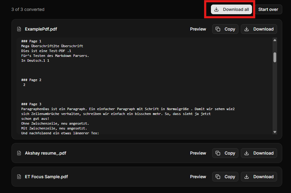 PDF to Markdown Converter